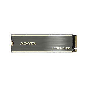 Твердотельный накопитель ADATA LEGEND 850 2 ТБ M.2 PCIE 3D NAND Скорость записи 4500 МБ/с Скорость чтения 5000 МБ/с TBW 2000 ТБ MTBF 2000000 часов ALEG-850-2TCS