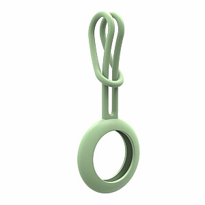 iLike  AirTag Silicone Keychain Loop Case Green