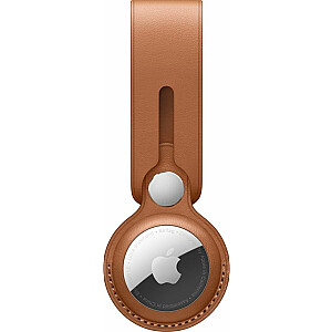 Apple  AirTag Leather Loop - Saddle Brown