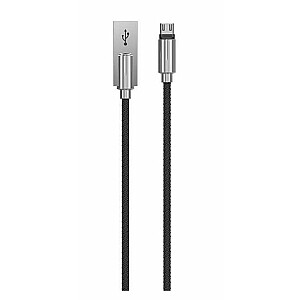 Devia  Storm Series Zinc Alloy Android cable (5V 2.1A,1M) black