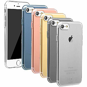 Чехол Baseus Apple Simple Series для iPhone 7 ARAPIPH7-A0V Прозрачный золотой