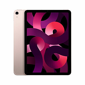 Apple  iPad Air 5th Gen 10.9 ", Pink, Liquid Retina IPS LCD, M1, 8 GB, 64 GB, Wi-Fi, 12 MP, 12 MP, Bluetooth, 5.0, iPadOS, 15.4, 1640 x 2360 pixels