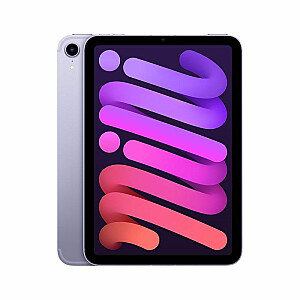 Apple iPad Mini 6th Gen 8.3", Purple, Liquid Retina IPS LCD, A15 Bionic, 4 ГБ, 64 ГБ, 5G, Wi-Fi, 12 МП, 12 МП, Bluetooth, 5.0, iPadOS, 15, 1488 x 2266 пикселей