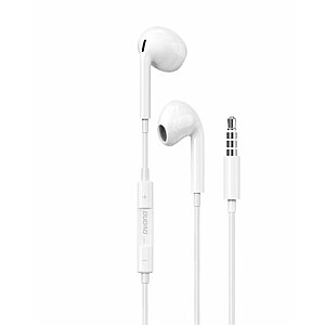 Dudao  in-ear headphones with 3.5mm minijack connector White