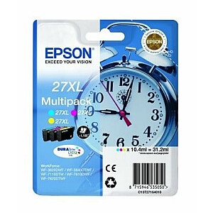 EPSON  Cartridge Multipack T2715 Ink Cartridge, 1 x Cyan, 1 x Magenta and 1 x Yellow Cartridge