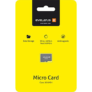 Evelatus  Micro Card SD 64GB 3.0 EMC01 W:20mb/s; R:60mb/s