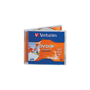 VERBATIM 10x DVD-R 4,7GB 120min 16x JC