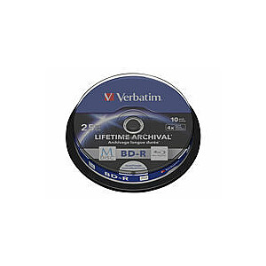 BD-R Verbatim M-DISC Print c.10 шт.