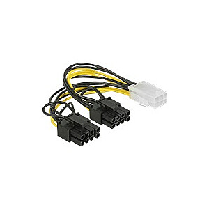 DELOCK PCI Express power cable 6>2x8 pin