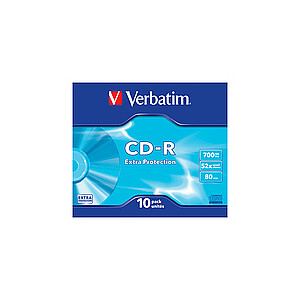 CD-R Verbatim дополнительная защита 10шт.