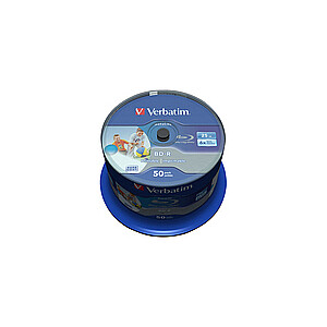 BD-R Verbatim 25GB Printable Datalife 50szt