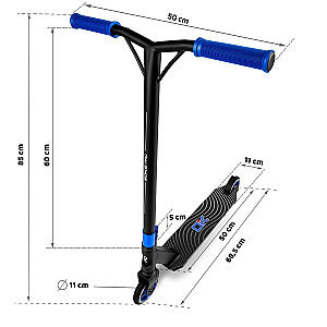 Самокат SOKE PRO Manga (1520) Blue 110mm