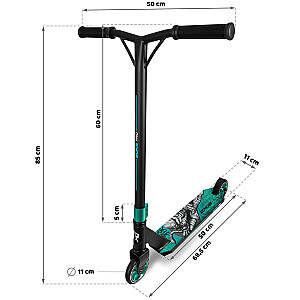 Skrejritenis SOKE PRO Kong Turquoise 110mm