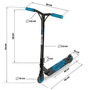 Самокат SOKE EVO (1601) Blue 100mm