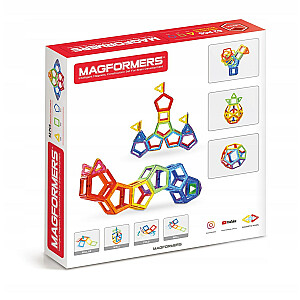 MAGFORMERS 005-701007 БАЗОВЫЙ НАБОР LINE - 62 ЭЛЕМЕНТА