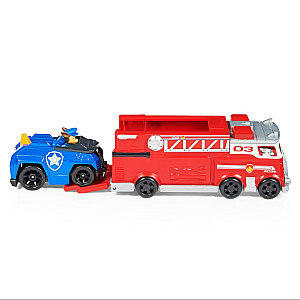 1:55 mēroga īsta metāla PAW Patruļas komandas automašīna ar ugunsdzēsēju mašīnu un Chase rotaļu automašīnu