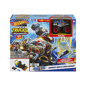 Игровой набор Hot Wheels Monster Trucks Arena Smashers Race Ace Smash Race Challenge