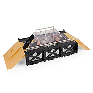 Tech Deck spēļu un displeja transformatora rampas komplekts un somiņa ar ekskluzīvu fretboard