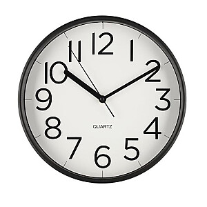 Часы настенные 4Living Tiempo черные 30см 627516