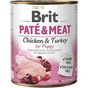 BRIT Pate & Meat Puppy - 800г