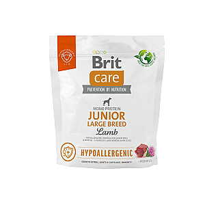 BRIT Care Hypoallergenic Junior Large Breed Lamb - сухой корм для собак - 1 кг