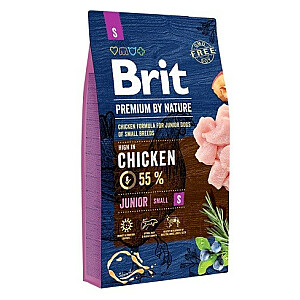 BRIT Premium by Nature Chicken Small Junior - сухой корм для собак - 3 кг