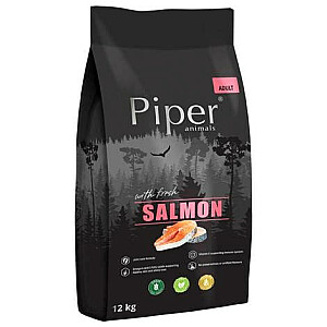 DOLINA NOTECI Piper Animals с лососем - сухой корм для собак - 12 кг