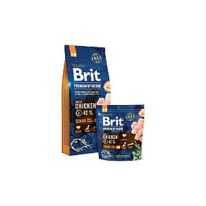 Brit Premium by Nature S+M Senior 8кг