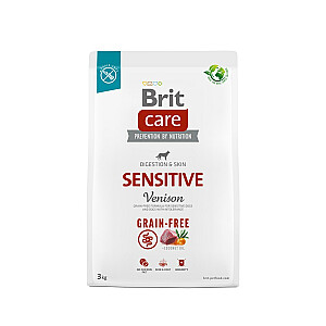 BRIT Care Sensitive Brieža gaļa bez graudiem, 3 kg suņiem