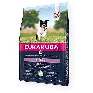EUKANUBA Puppy Small and medium Lamb с рисом - сухой корм для собак - 2,5 кг