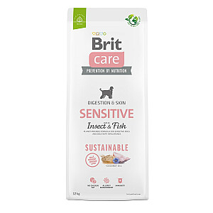 BRIT Care Dog Sustainable Sensitive Insect & Fish - сухой корм для собак - 12 кг