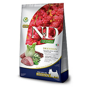 FARMINA N&D Quinoa Dog Digestion Lamb Adult Mini - sausā suņu barība - 2,5 kg