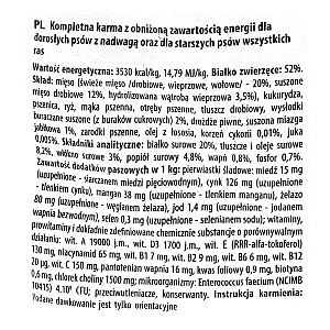 Fitmin suņiem For Life Light & Senior 12kg