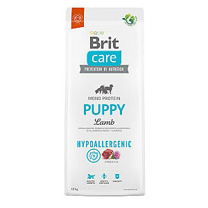 BRIT Care Hypoallergenic Puppy Lamb - sausā barība suņiem - 12 kg