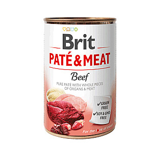 BRIT pastēte un gaļa ar liellopu gaļu - 400g