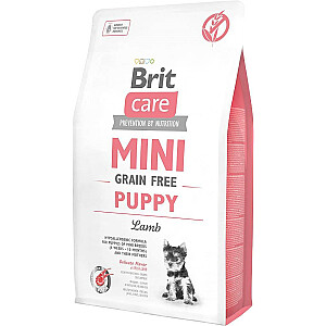 BRIT Care Mini Grain-Free Puppy Lamb - sausā barība suņiem - 2 kg