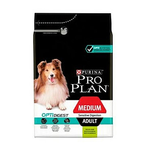 Purina Pro Plan Adult Medium Sensitive Digestion - Сухой корм для собак с бараниной - 3 кг