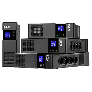 850VA/510W UPS, line-interactive, IEC 3+1