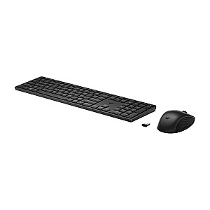 Комплект беспроводной клавиатуры и мыши HP 650, черный — RU