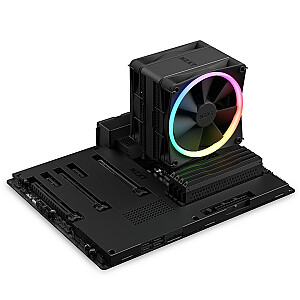 NZXT T120 RGB CPU gaisa dzesētājs 12cm Melns 1gab