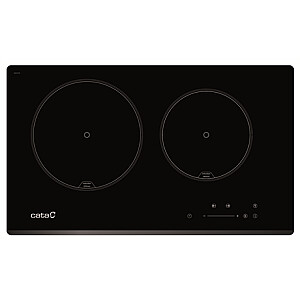 CATA Hob IB 2 PLUS BK/A Induction, Number of burners/cooking zones 2, Touch, Timer, Black