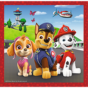 TREFL PAW PATROL Pužļu komplekts 3in1