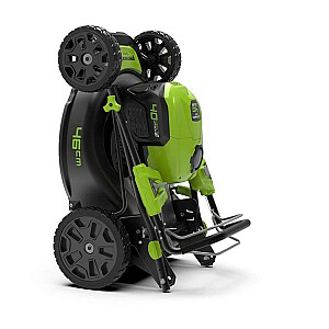 Ar akumulatoru darbināma pļāvēja 40V 4Ah 46cm Greenworks GD40LM46SPK4 - 2506807UB