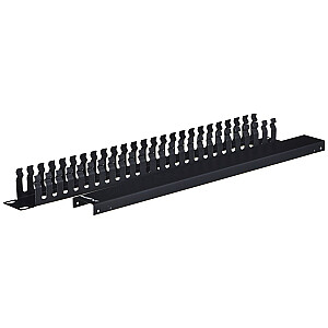 Lanberg Rack Accessories AK-1201-B kabeļu vadības panelis