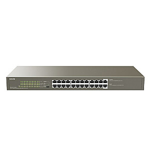 Сетевой коммутатор Tenda TEG1124P-24-250W Неуправляемый Gigabit Ethernet (10/100/1000) Power over Ethernet (PoE)