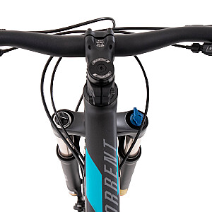 Мужской велосипед Rock Machine 29 Torrent 30-29 черный/синий матовый (Размер колеса: 29, размер рамы: L)