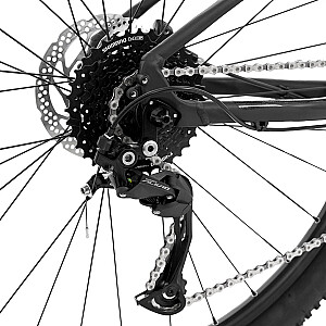 Мужской велосипед Rock Machine 29 Torrent 30-29 черный/синий матовый (Размер колеса: 29, размер рамы: L)