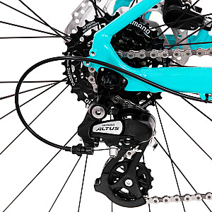 Женский горный велосипед Rock Machine Catherine 10-29 голубой/розовый (Размер колеса: 29 Размер рамы: M)