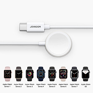 Joyroom cable with induction charger for Apple Watch 1.2m white (S-IW004)