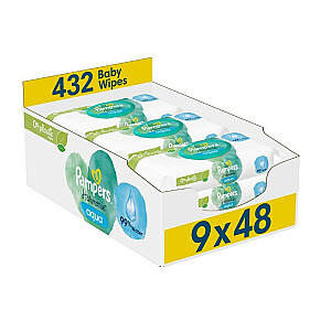 Mitrās salvetes Harmonie bez plastmasas 9x48 gab.